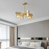 Gold Multi-Arm Bedroom Modern Chandelier - Clowas